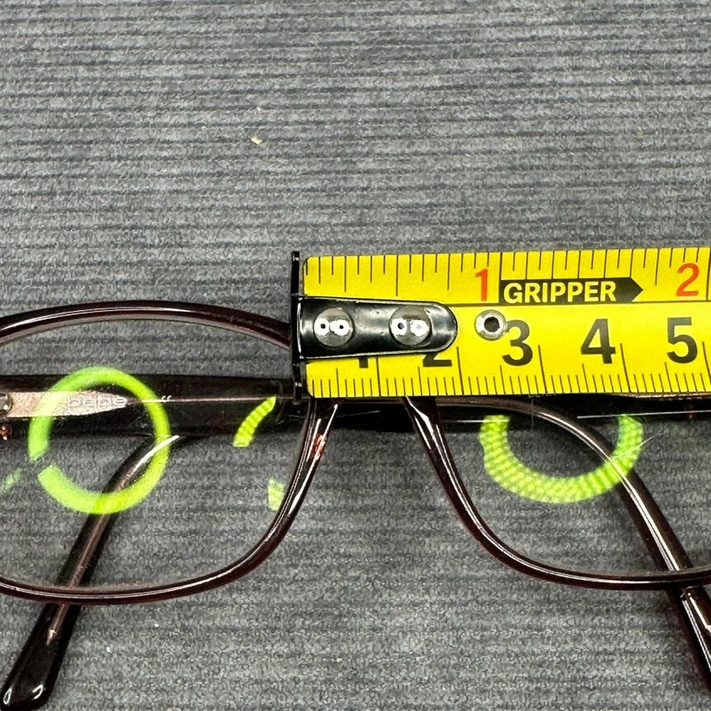 Bebe Promising Berry Purple Rhinestone Rectangular Eyeglasses Frames 512 135